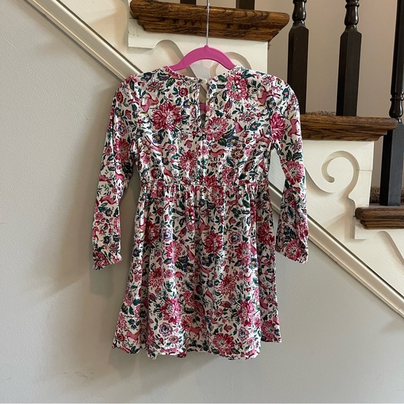 Old Navy Long Sleeve Ruffle Woodland Print Dress with Legging, Size 4T - Picture 2 of 11